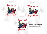Kit 3 Camiseta Vingadores